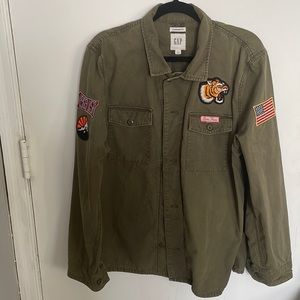Army green jacket